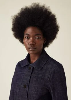 Wide Sleeve Organic Indigo Denim Jacket | Indigo 15 Wide Sleeve Organic Indigo Denim Jacket | Indigo -Novesta Store WJKTW13 3