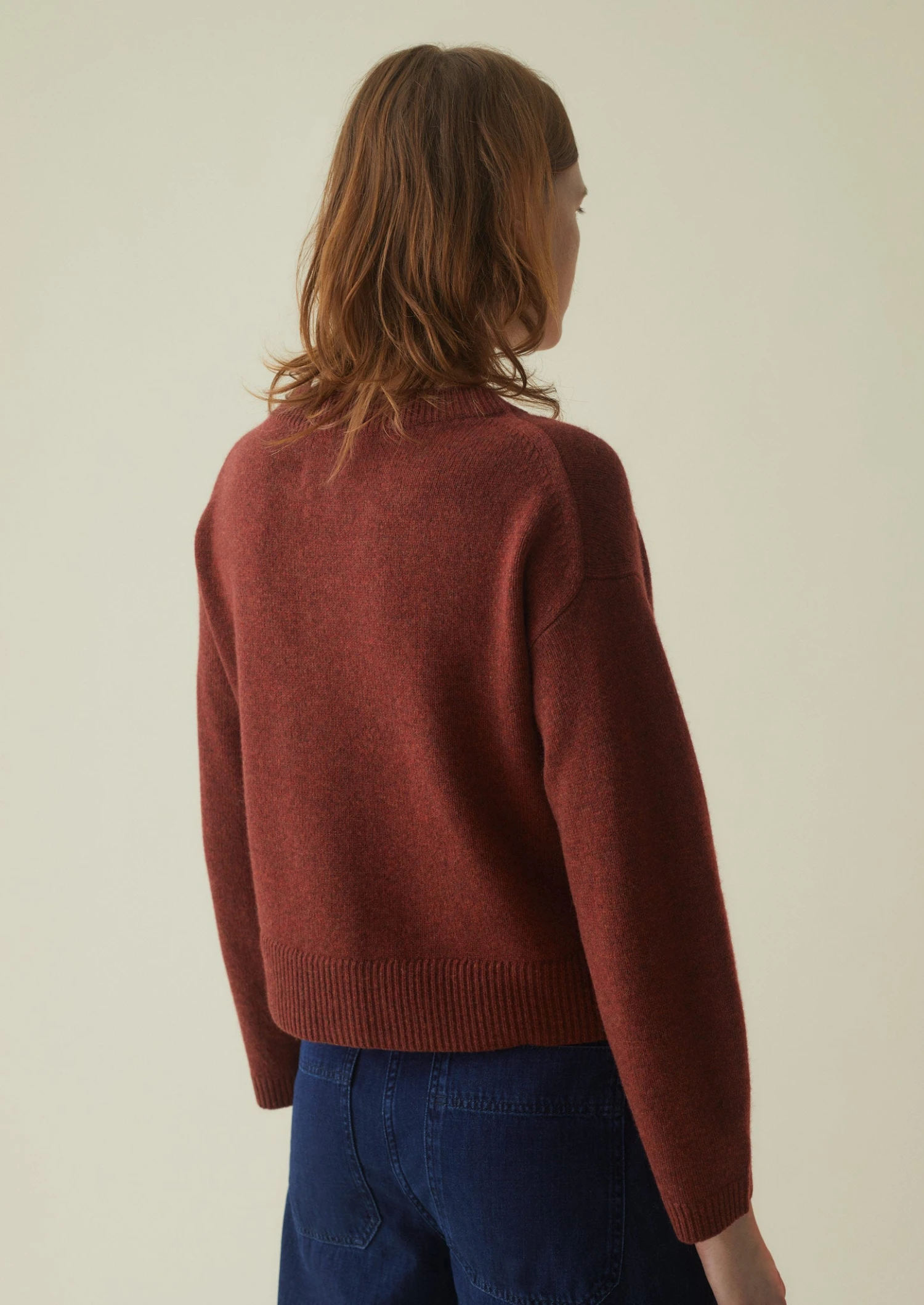 Wool Cashmere Cardigan | Ember Melange 6 Wool Cashmere Cardigan | Ember Melange - Image 4