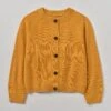 Wool Cashmere Raglan Cardigan | Ginger Melange -Novesta Store WKNTW10 gingermelange 0