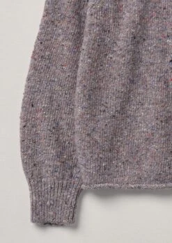 Flecky Wool Cashmere Sweater | Thistle -Novesta Store WKNTW30 9