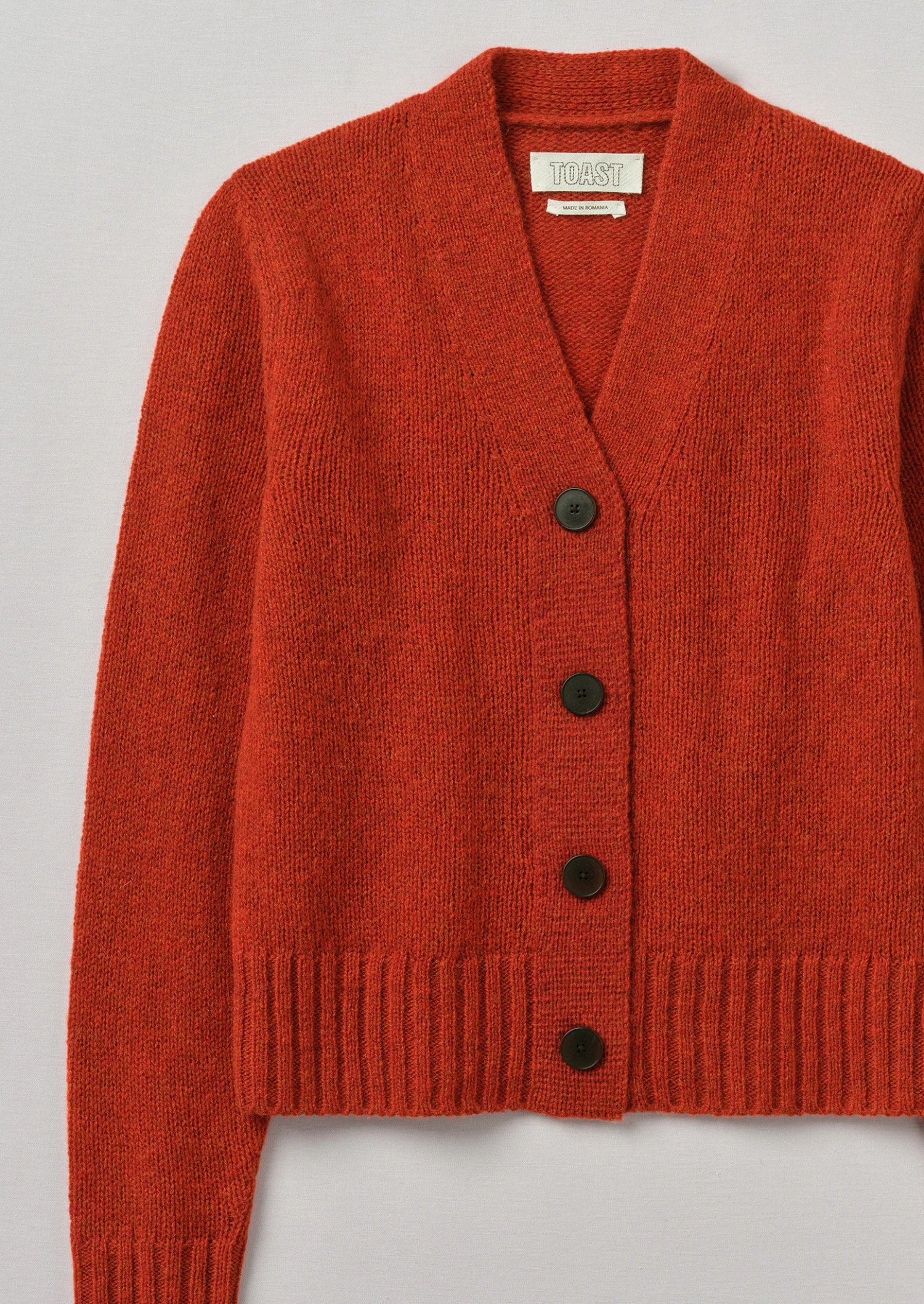 V-Neck Wool Neat Cardigan | Harissa 7 V-Neck Wool Neat Cardigan | Harissa - Image 5