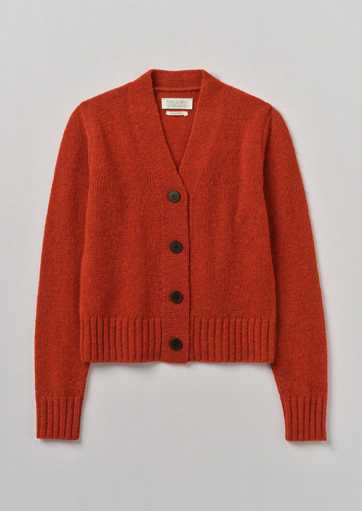 V-Neck Wool Neat Cardigan | Harissa 3 V-Neck Wool Neat Cardigan | Harissa