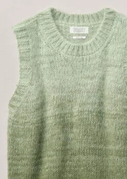 Ombre Knitted Tank | Sea Foam -Novesta Store WKNTW44 5