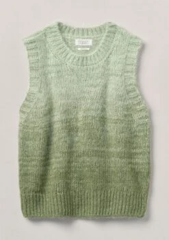 Ombre Knitted Tank | Sea Foam