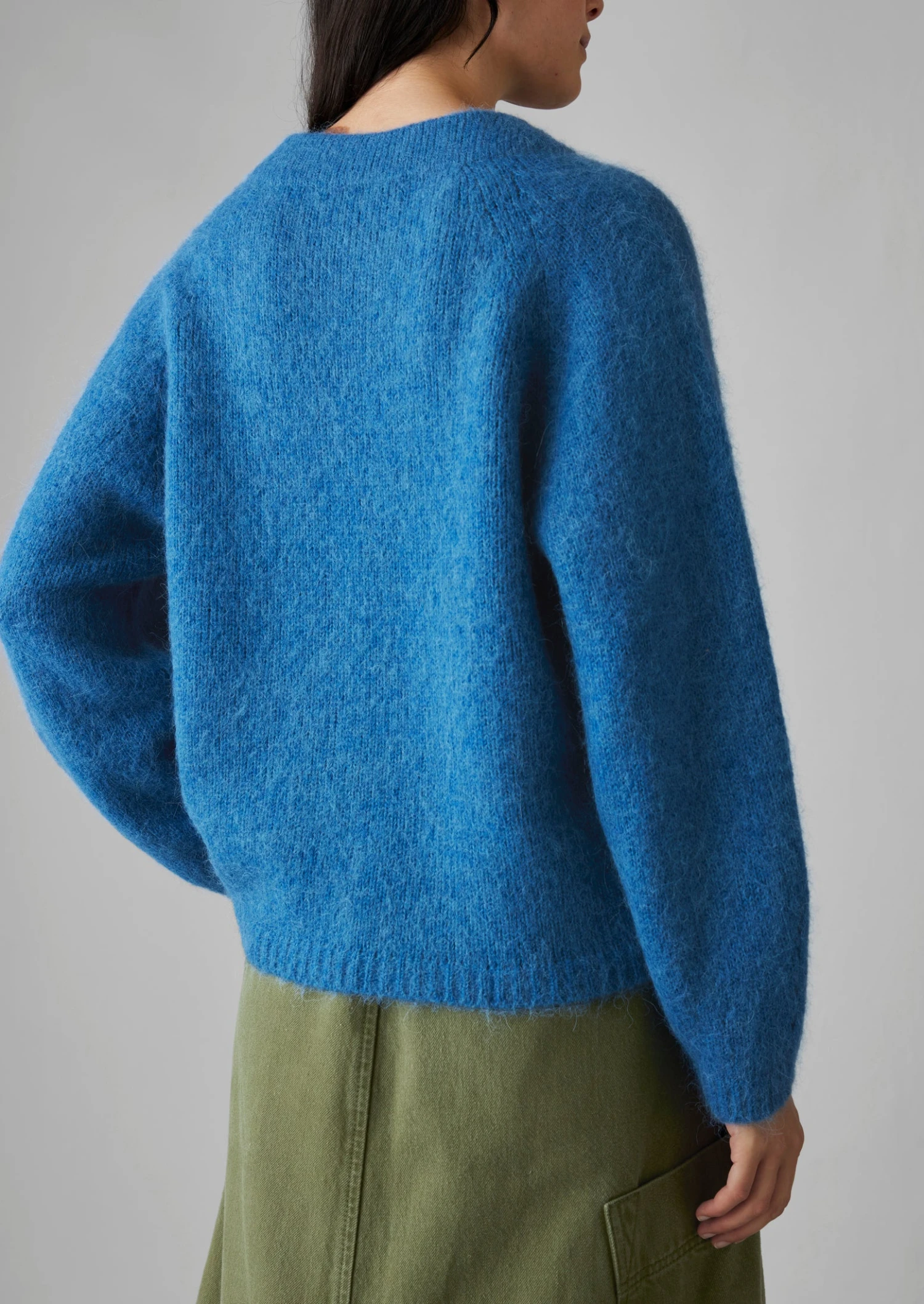 Lofty Alpaca Blend Sweater | Soft Cornflower 7 Lofty Alpaca Blend Sweater | Soft Cornflower - Image 5