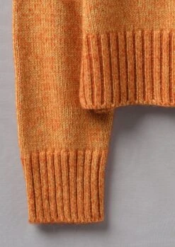 V-Neck Alpaca Blend Cardigan | Butternut Melange -Novesta Store WKNUS17 10