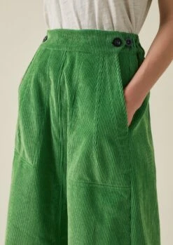 A Line Organic Cord Skirt | Spruce 13 A Line Organic Cord Skirt | Spruce -Novesta Store WSKTW09 4