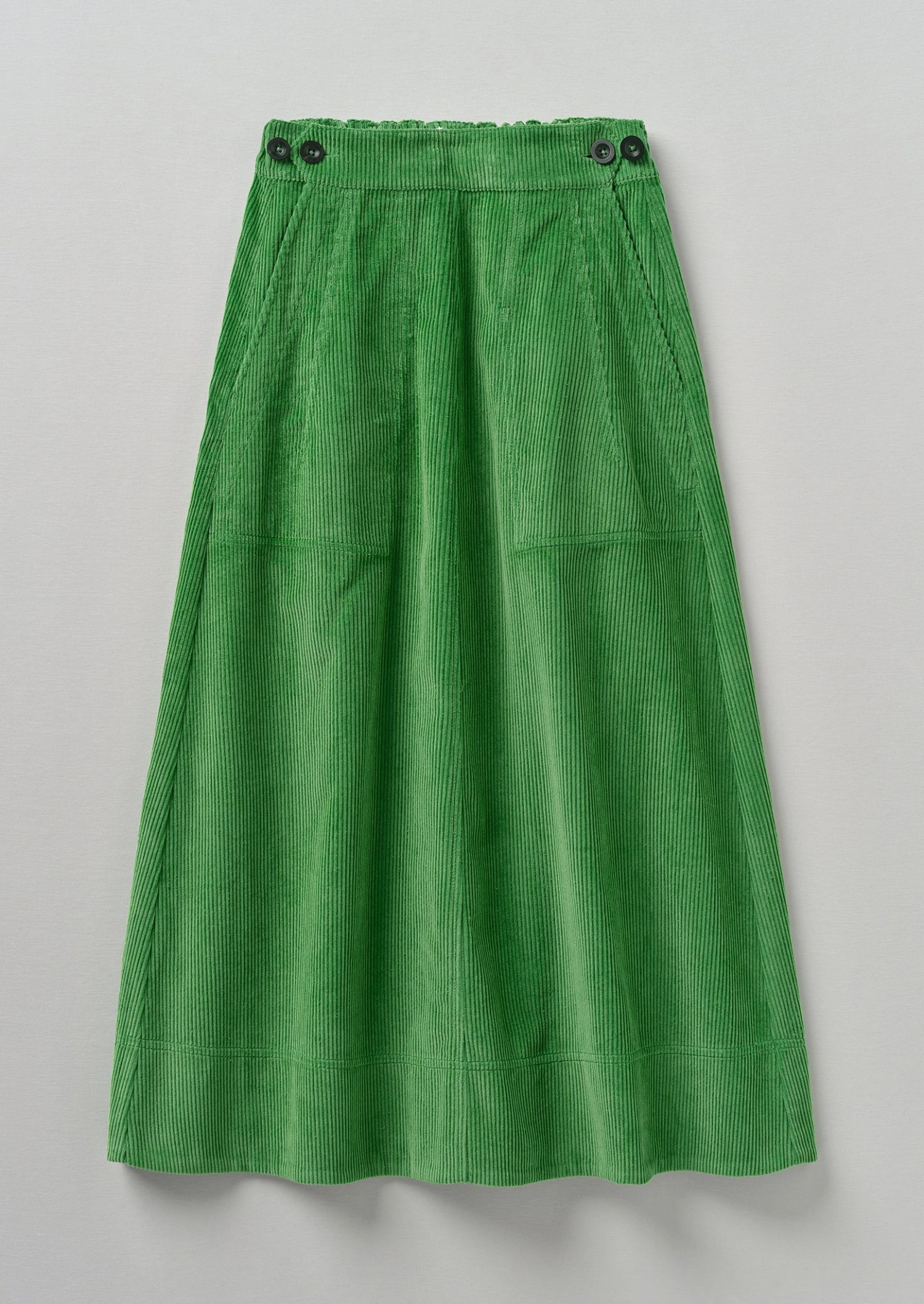 A Line Organic Cord Skirt | Spruce 3 A Line Organic Cord Skirt | Spruce