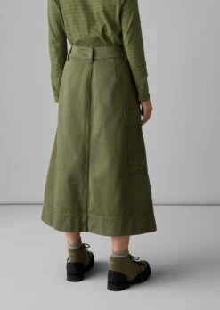 Garment Dyed Denim Skirt | Artichoke -Novesta Store WSKUS06 5