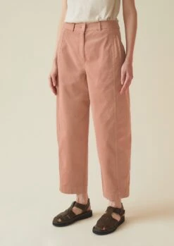 Flat Front Cotton Twill Trousers | Madder Rose 13 Flat Front Cotton Twill Trousers | Madder Rose -Novesta Store WTRTS24 7