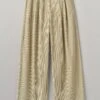 Pleated Organic Soft Cord Trousers | Stone -Novesta Store WTRTW22 stone 0