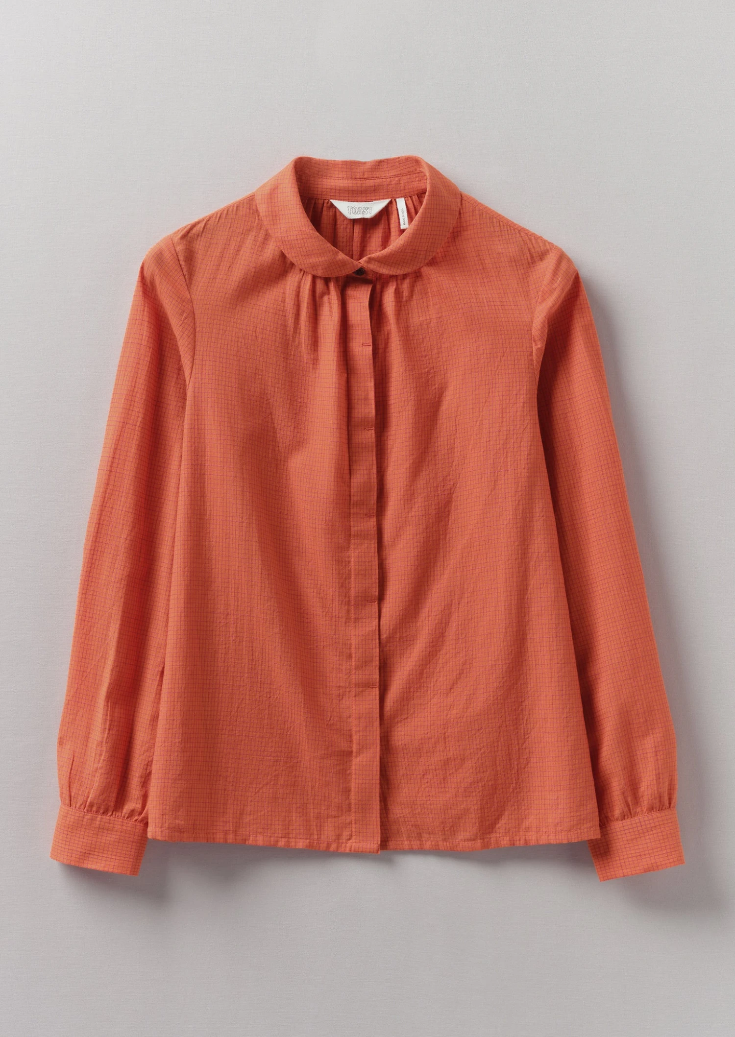 Anja Slubby Check Shirt | Redcurrant 3 Anja Slubby Check Shirt | Redcurrant