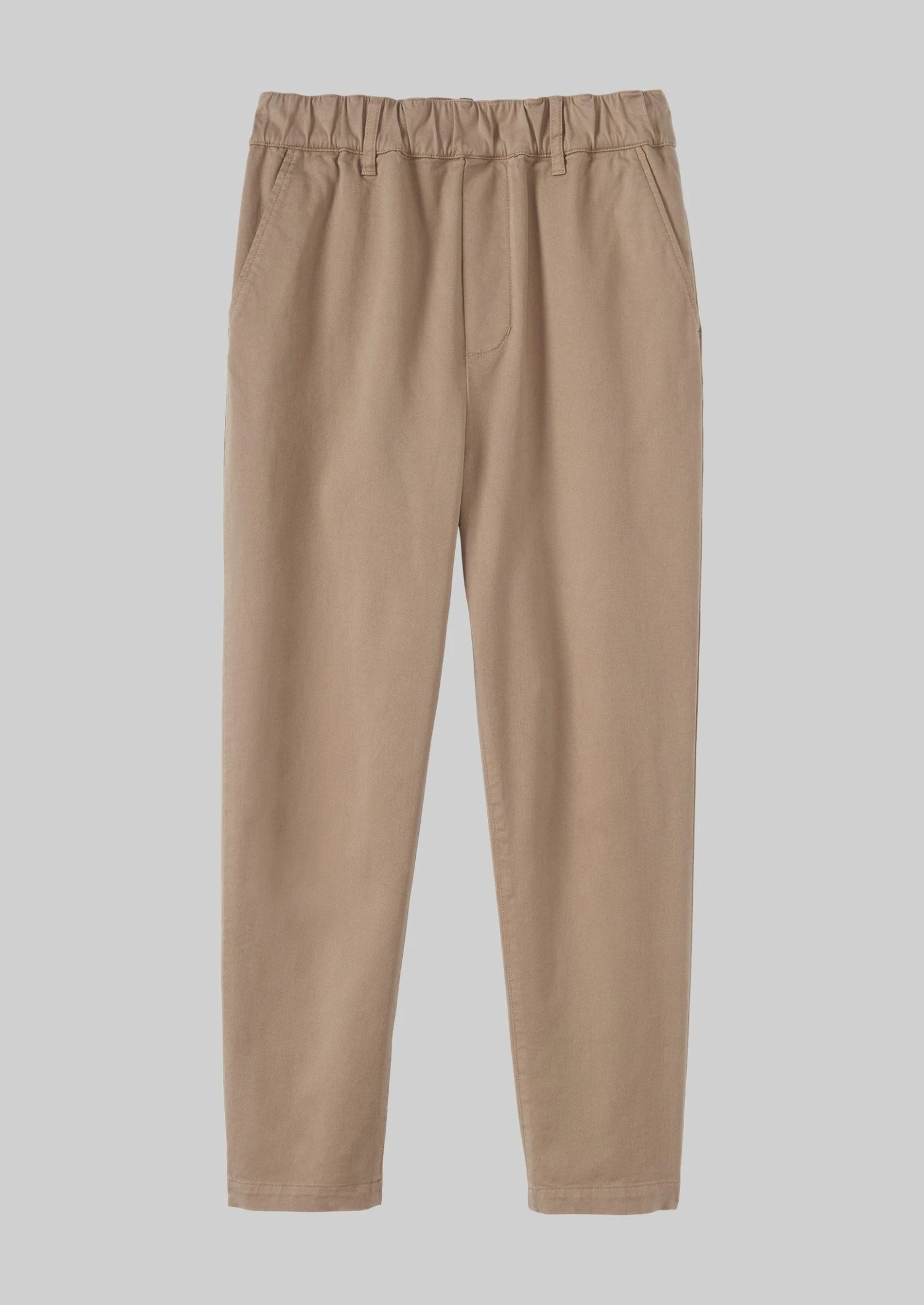 Gabi Cotton Pull On Trousers | Jute 3 Gabi Cotton Pull On Trousers | Jute