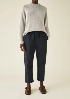 Gabi Cotton Pull On Trousers | Soft Black 8 Gabi Cotton Pull On Trousers | Soft Black -Novesta Store wtrqw26 2copy